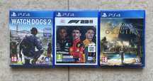 Pack 3 Jogos PS4 (WatchDogs 2, F123 e Assassin’s Creed Origins)