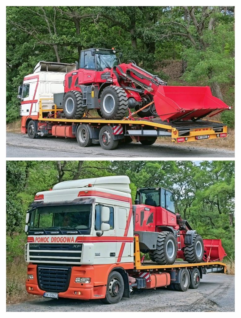 Transport 13Ton 8.5Metra Maszyny Budowlane i Przemysłowe POMOC DROGOWA