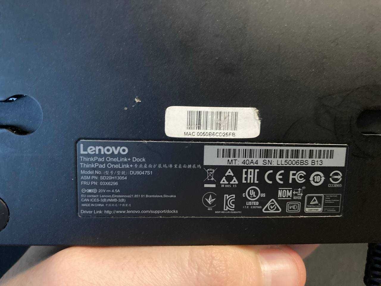 Stacja dokująca lenovo thinkpad one link +