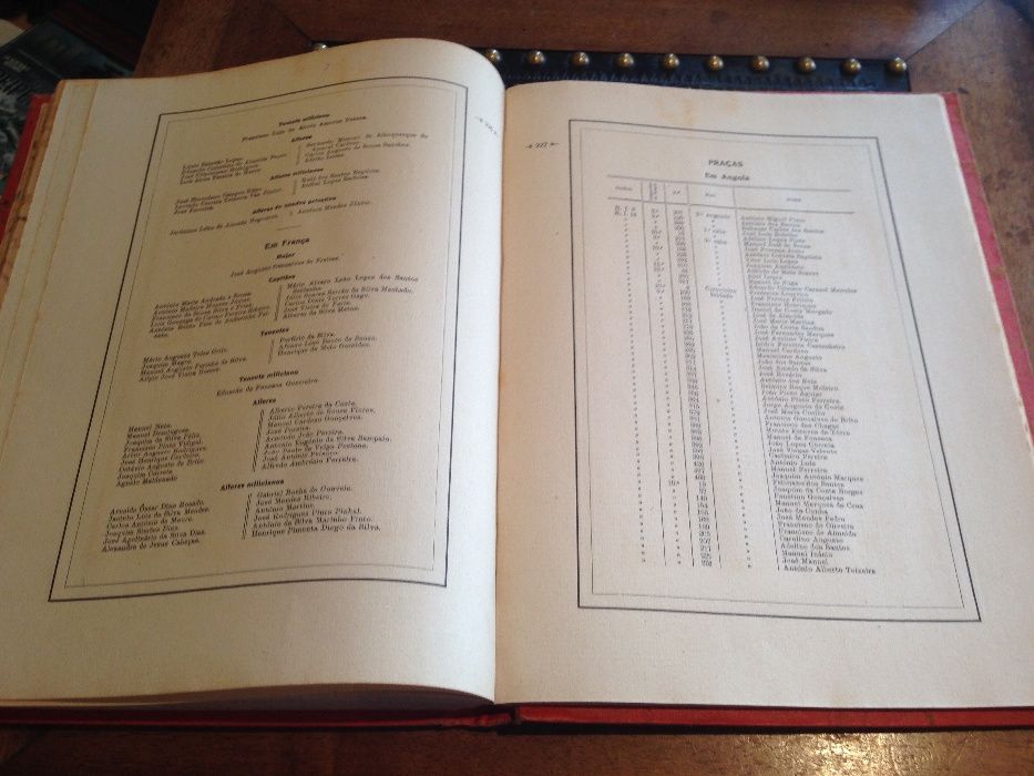 Primeira Guerra Mundial,livro de ouro da Infantaria, MCMXIV - MCMXVIII