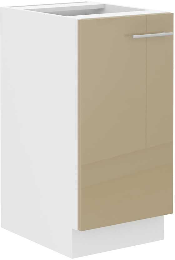 Zestaw mebli kuchennych Lara Cappucino Połysk -260cm Szybka wysyłka