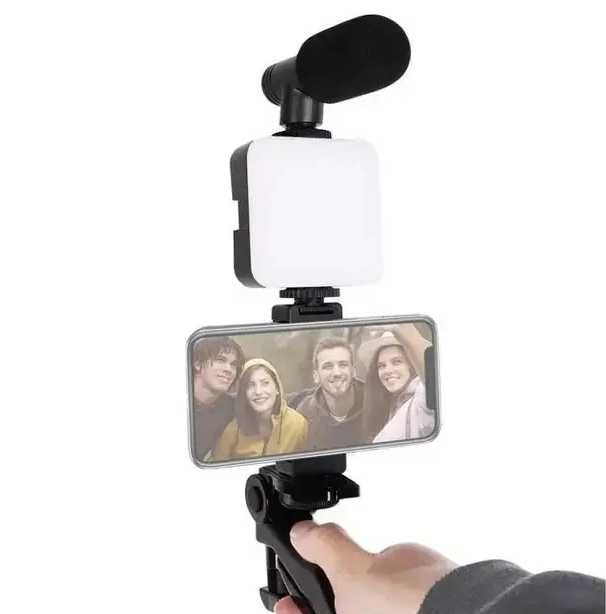 Набір блогера Video Making Kit AY-49 мікрофон/штатив/лампа/пульт