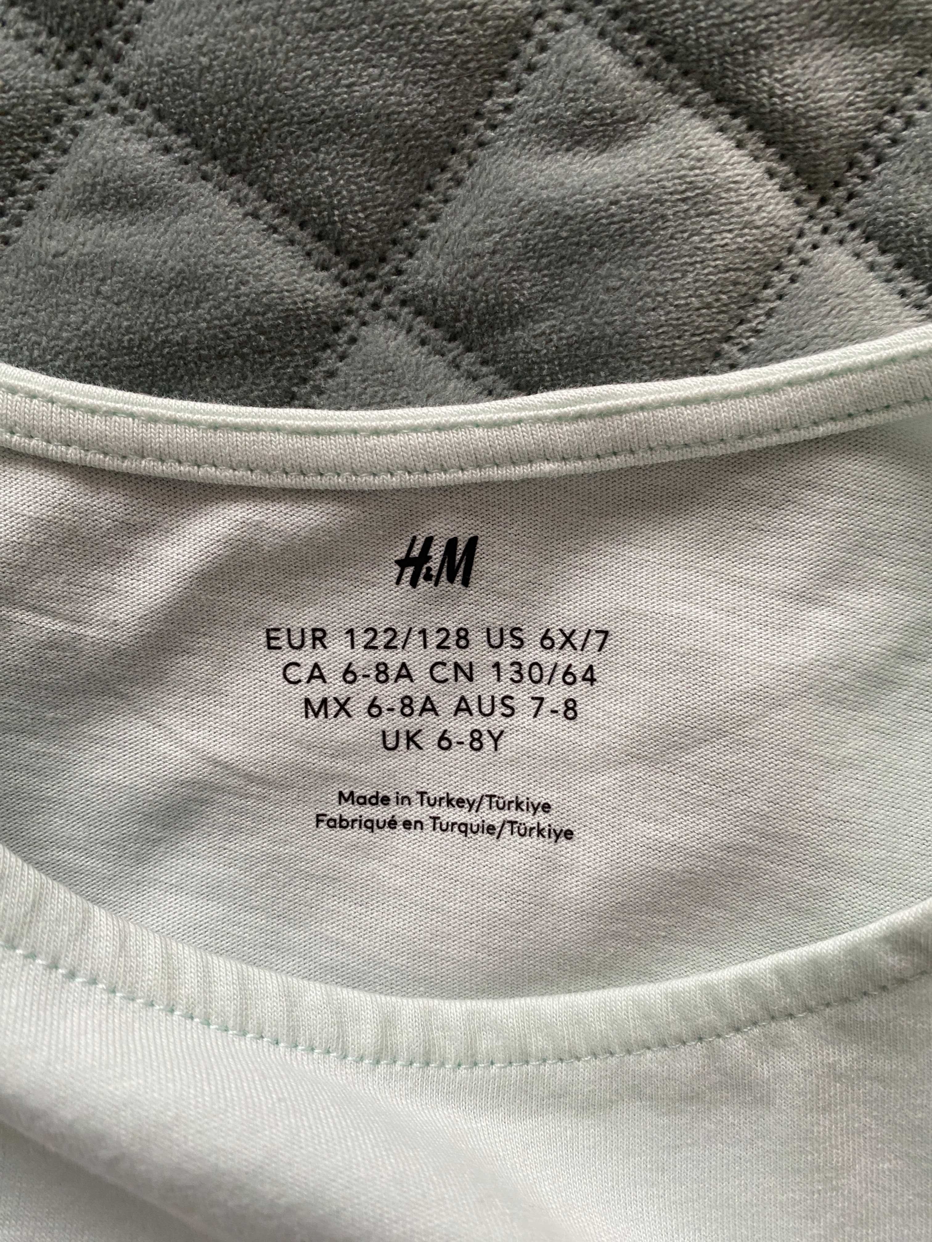 Top z falbankowym rękawem H&M