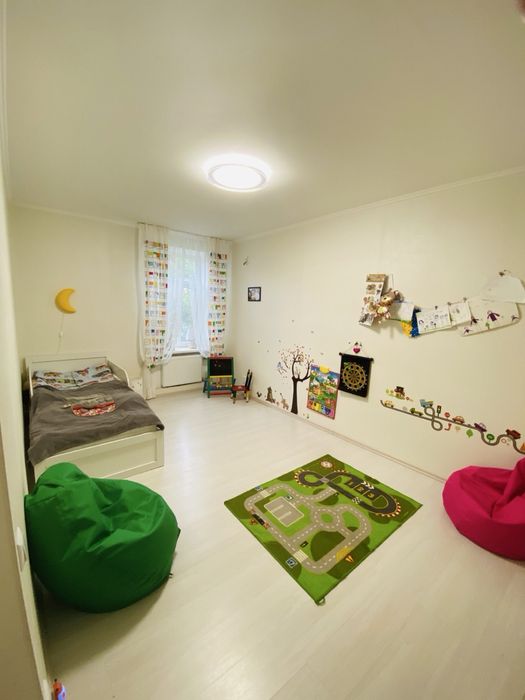 Дитяче ліжко білого кольору 90×200 см