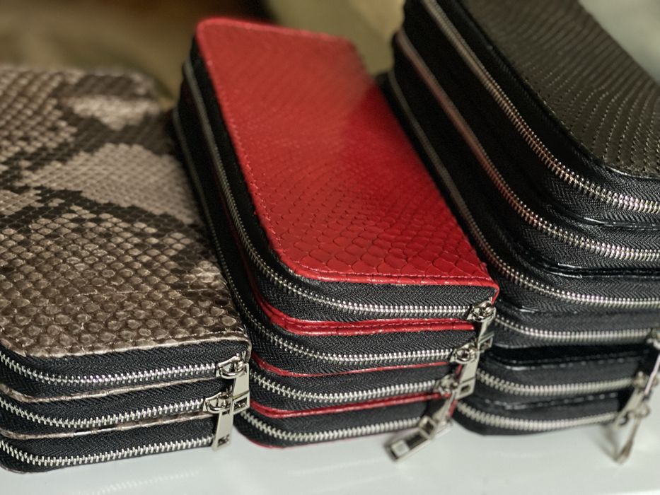 Шкіра пітона портмоне гаманець, Портмане кожа питона