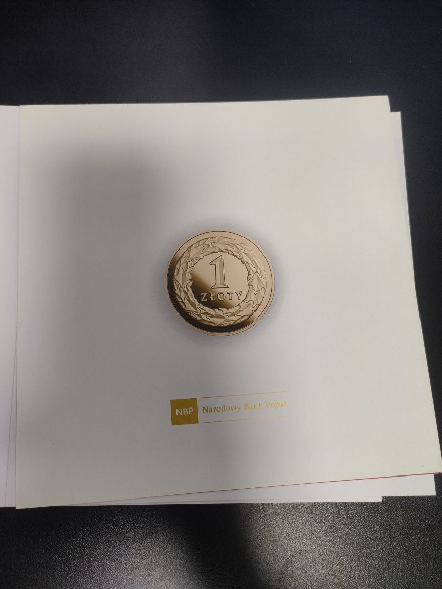 Folder do monety 1 złoty 2018 sto lat niepodległości