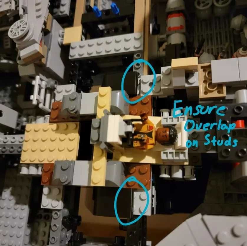 Uchwyt ścienny dla Lego Millennium Falcon 75192