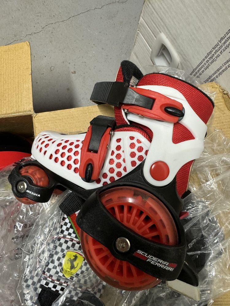 ролики , защита и шлем Ferrari