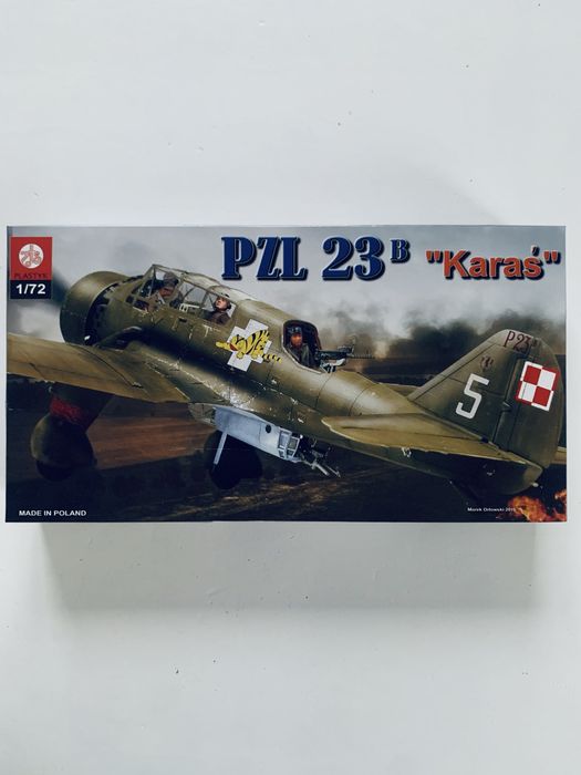 Samolot PZL Karaś model do sklejania Plastyk S063