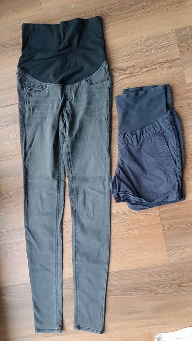Spodnie ciążowe 3+1 hm mama r. 36 34