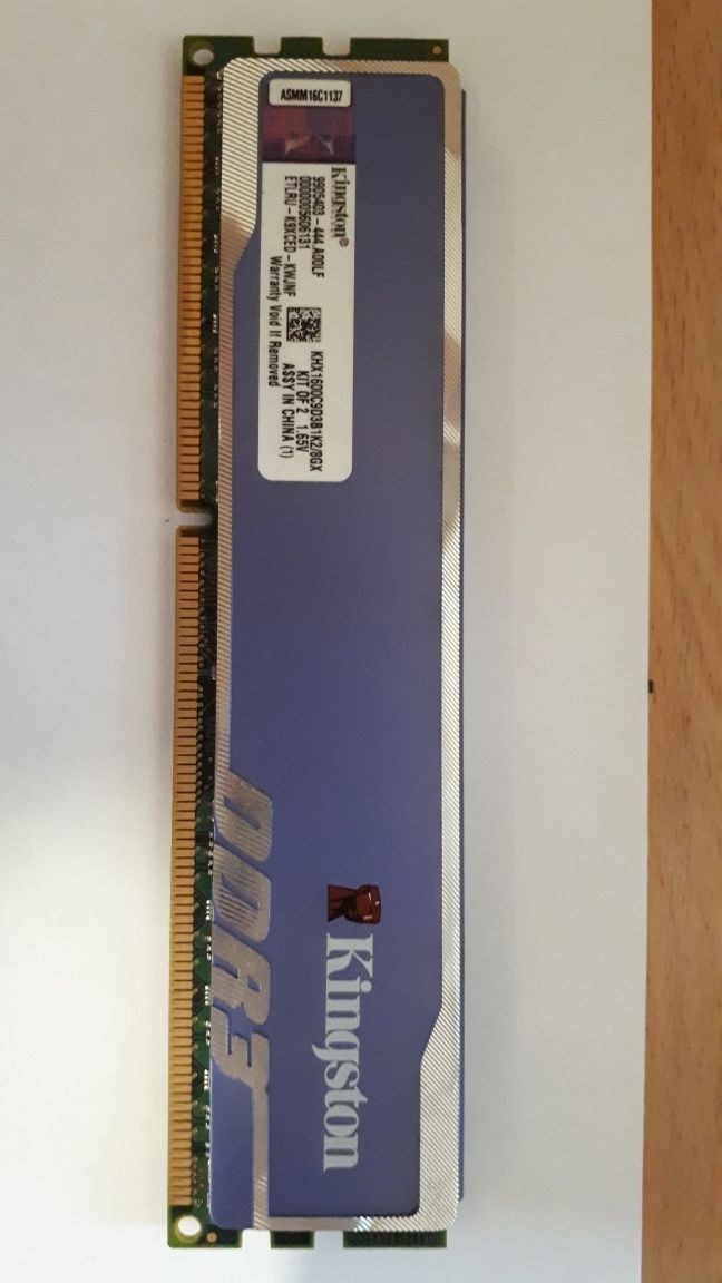 Оперативная память Kingston,  1600, ddr3, 4gb.