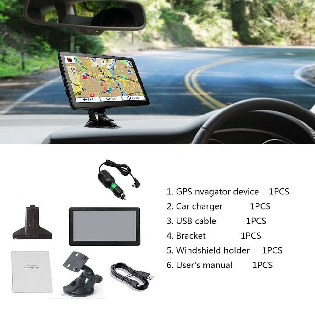 GPS  ecrã 7 para camião