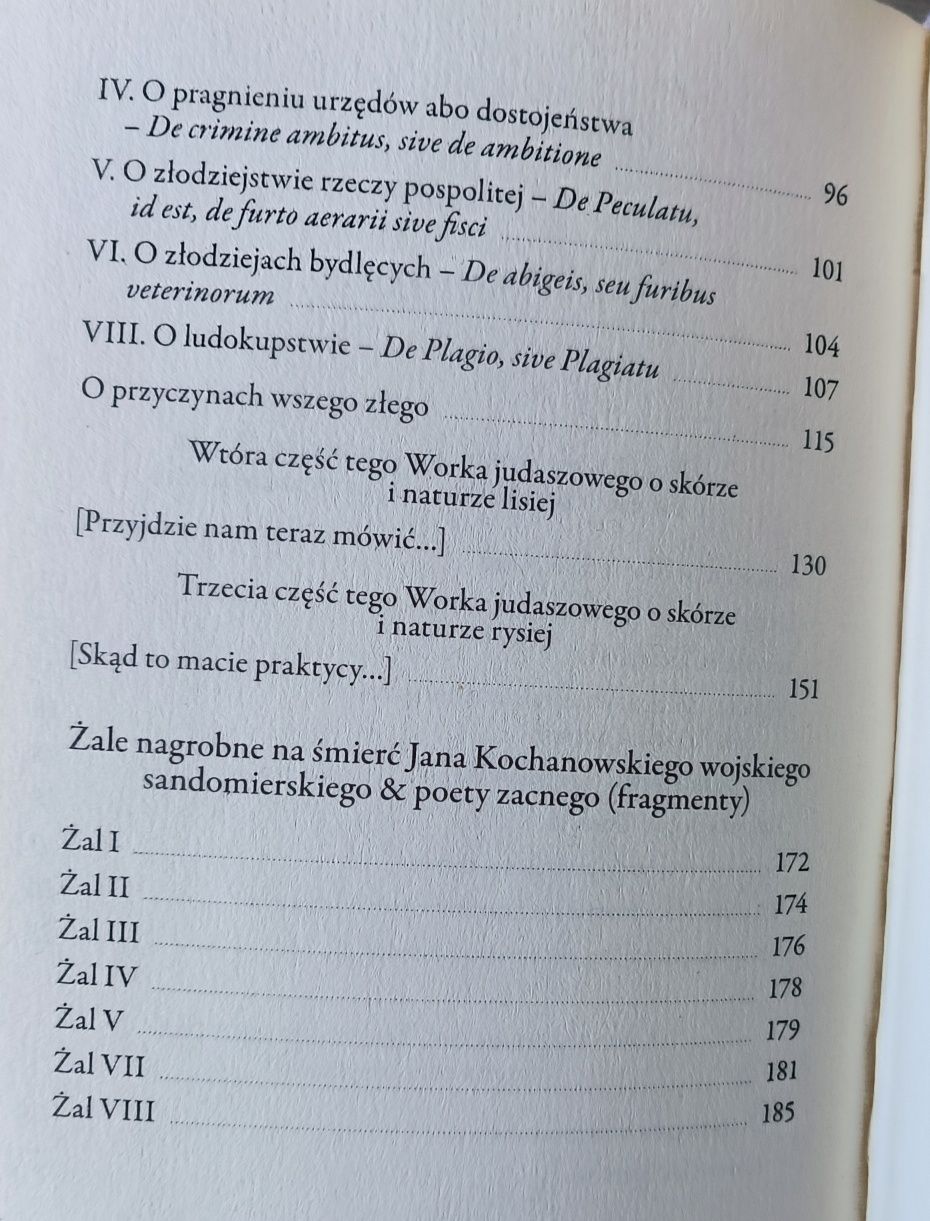 Sebastian Fabian Klonowic Antologia poezja polska