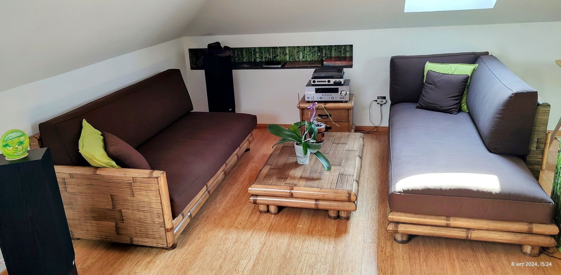 Meble z naturalnego bambusa
