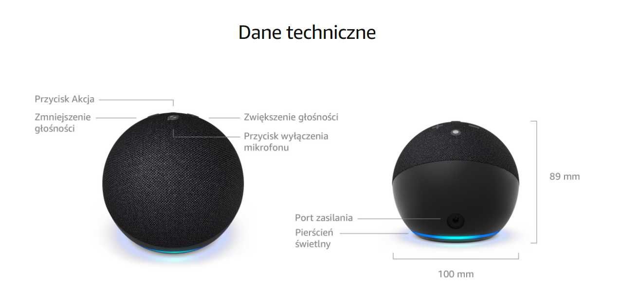 Amazon Echo Dot 5 głośnik asystent Alexa