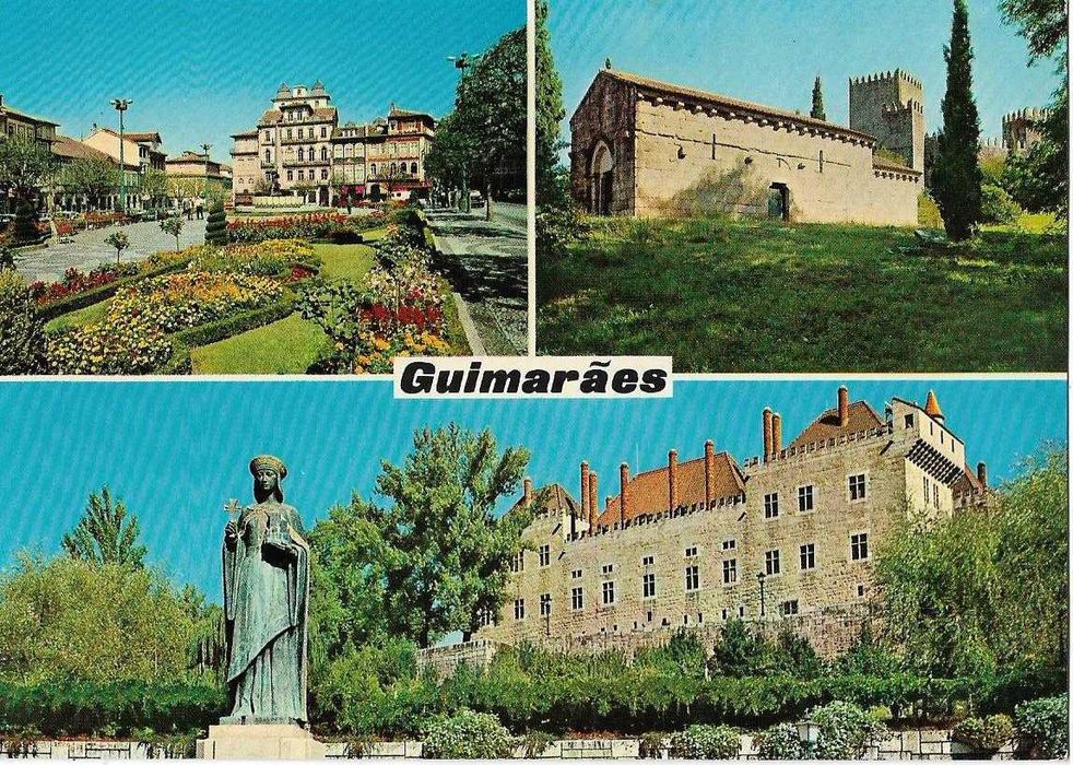 Guimarães - - - Postais antigos (cerca de 30 anos) - - - - - Postais