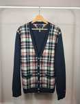 Tommy Hilfiger męski sweter kardigan cardigan rozpinany wełna r.XL