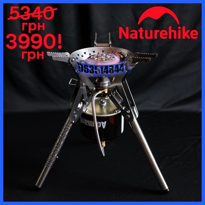 ГОРЕЛКА Naturehike газовая плита пальник примус конфорка газ система