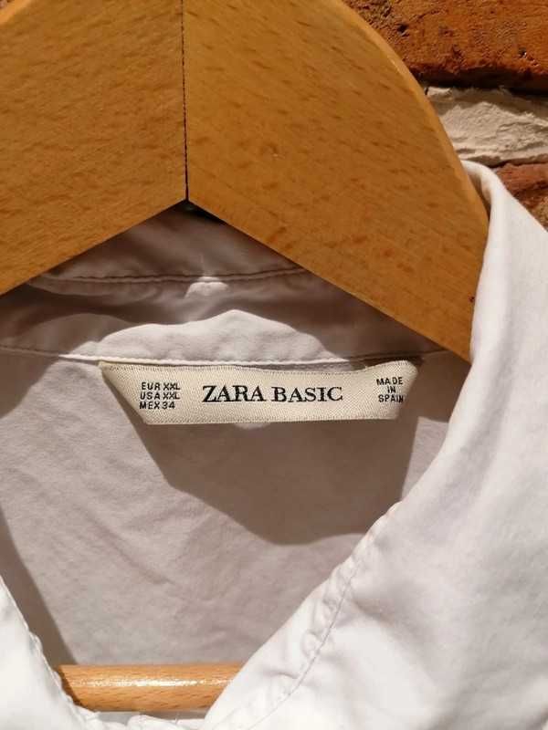 Biała klasyczna koszula ZARA rozm. L