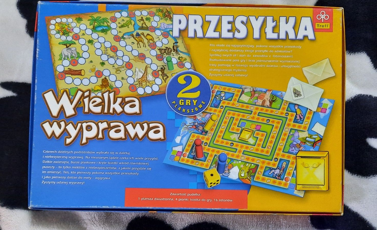 Gra planszowa "Przesyłka" i "Wielka Wyprawa"