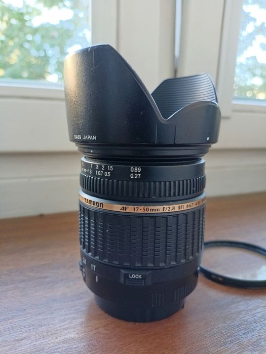 Tamron 17-50 f/2.8 EF-S+ Filtr UV firmy  B+W! Made in Germany