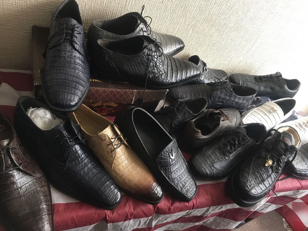 Мокасины , туфли, ботинки  из крокодила, страуса, питона ( сша).