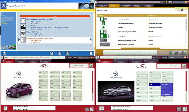 Diagnóstico, Codificação e Inicializações c/DIAGBOX Peugeot Citroen DS