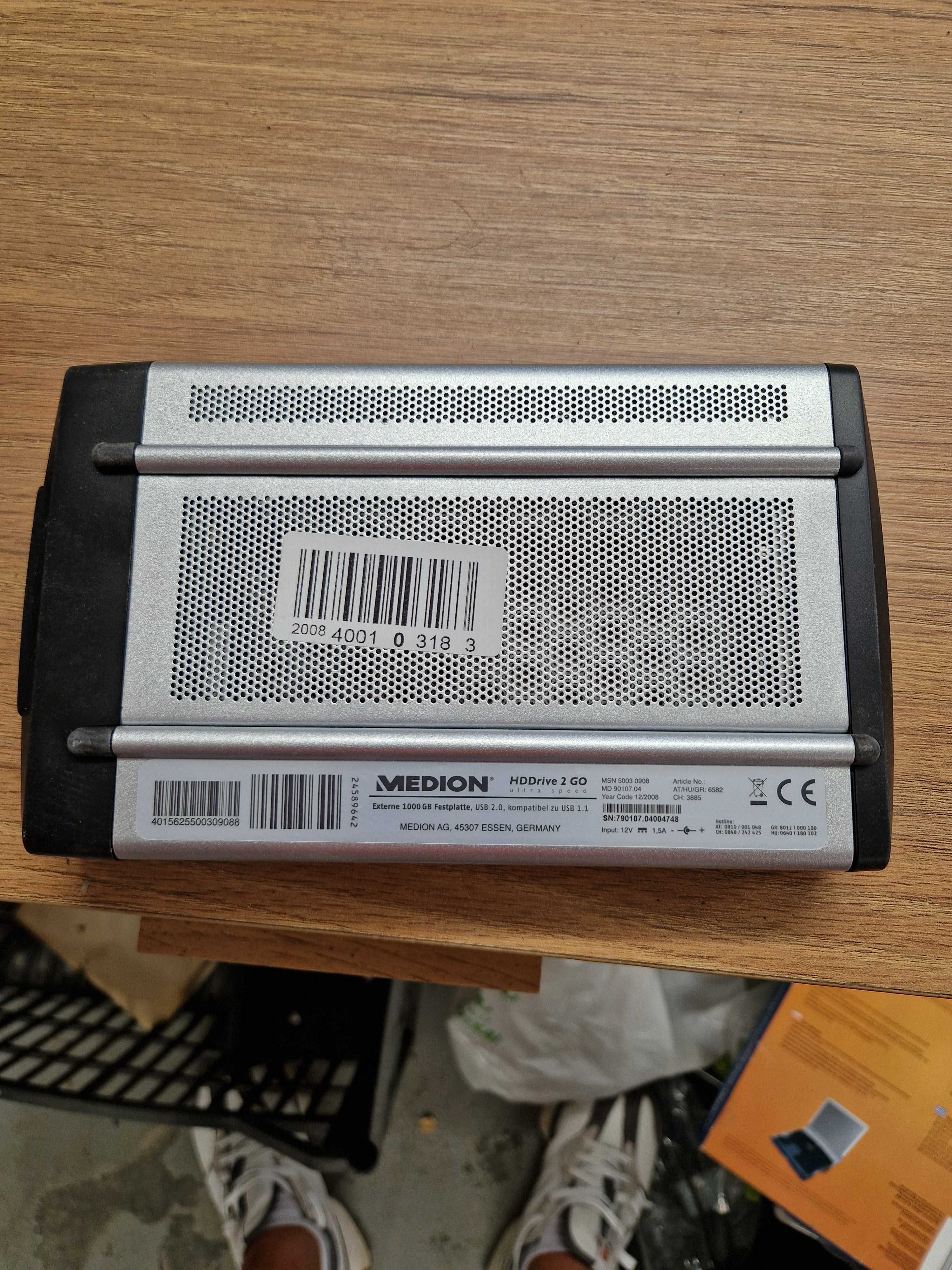 Obudowa dysku HDD Medion HDDrive 2 GO