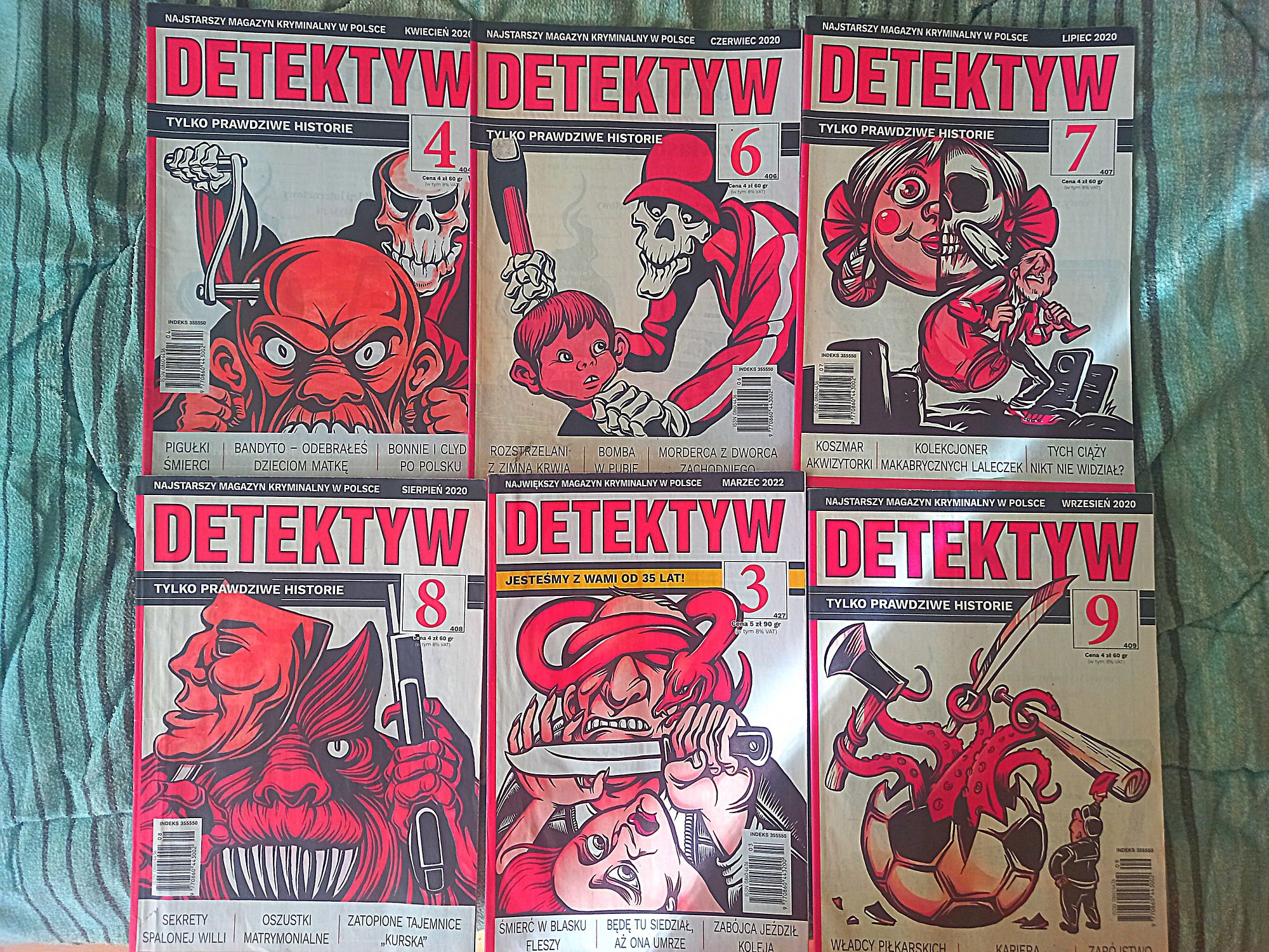 Detektyw magazyn 6 numerów