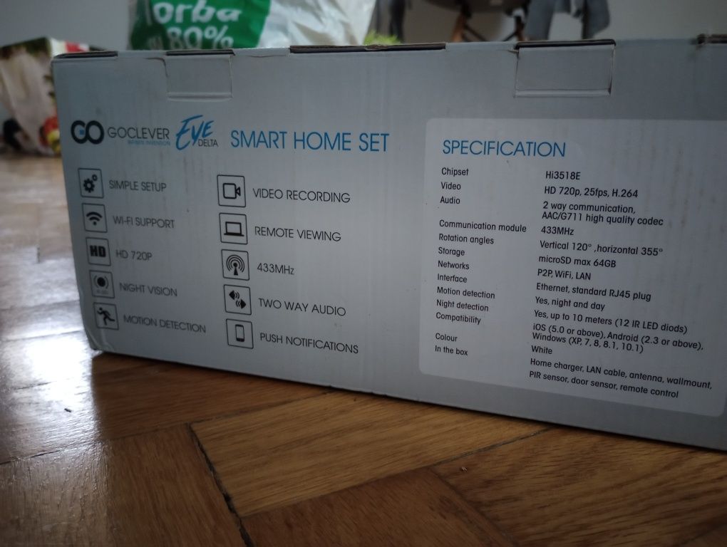 Świetna! Kamera GOCLEVER EYE Smart Home set BIAŁA