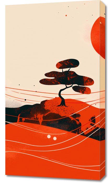 Obraz 50x90cm Czerwone Pustynne Pejzaże