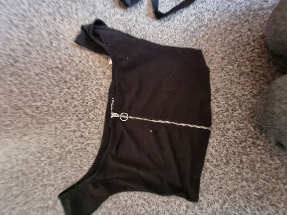 top czarny damski S