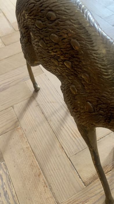 Veados Buck and Doe em bronze