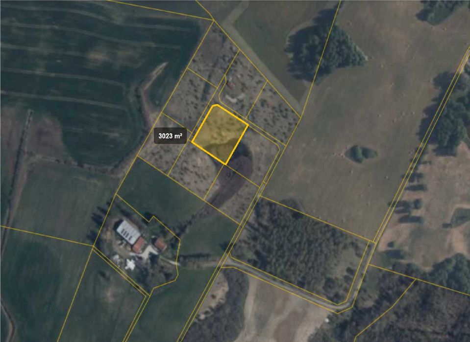 Działka 3000 m z linia brzegową stawu, Mazury ,z warunkami zabudowy na