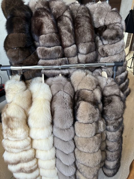 Шуба песцовая под соболь