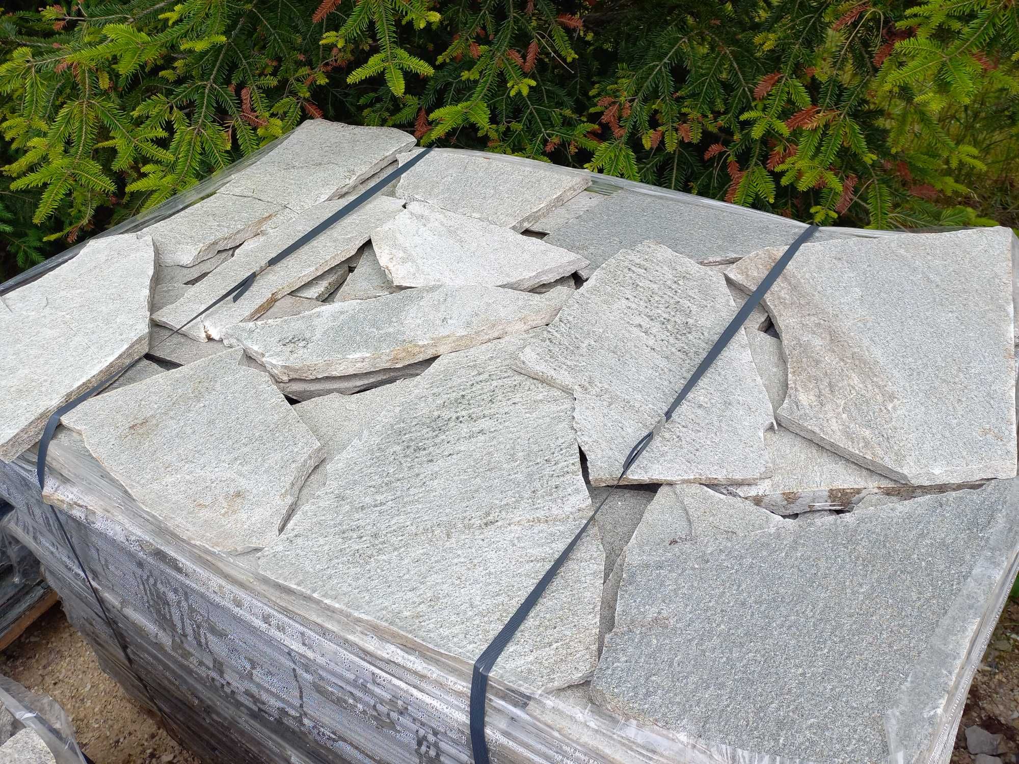 Kamień naturalny elewacyjny na elewację gnejs płyty łupek gr. 1-3 cm