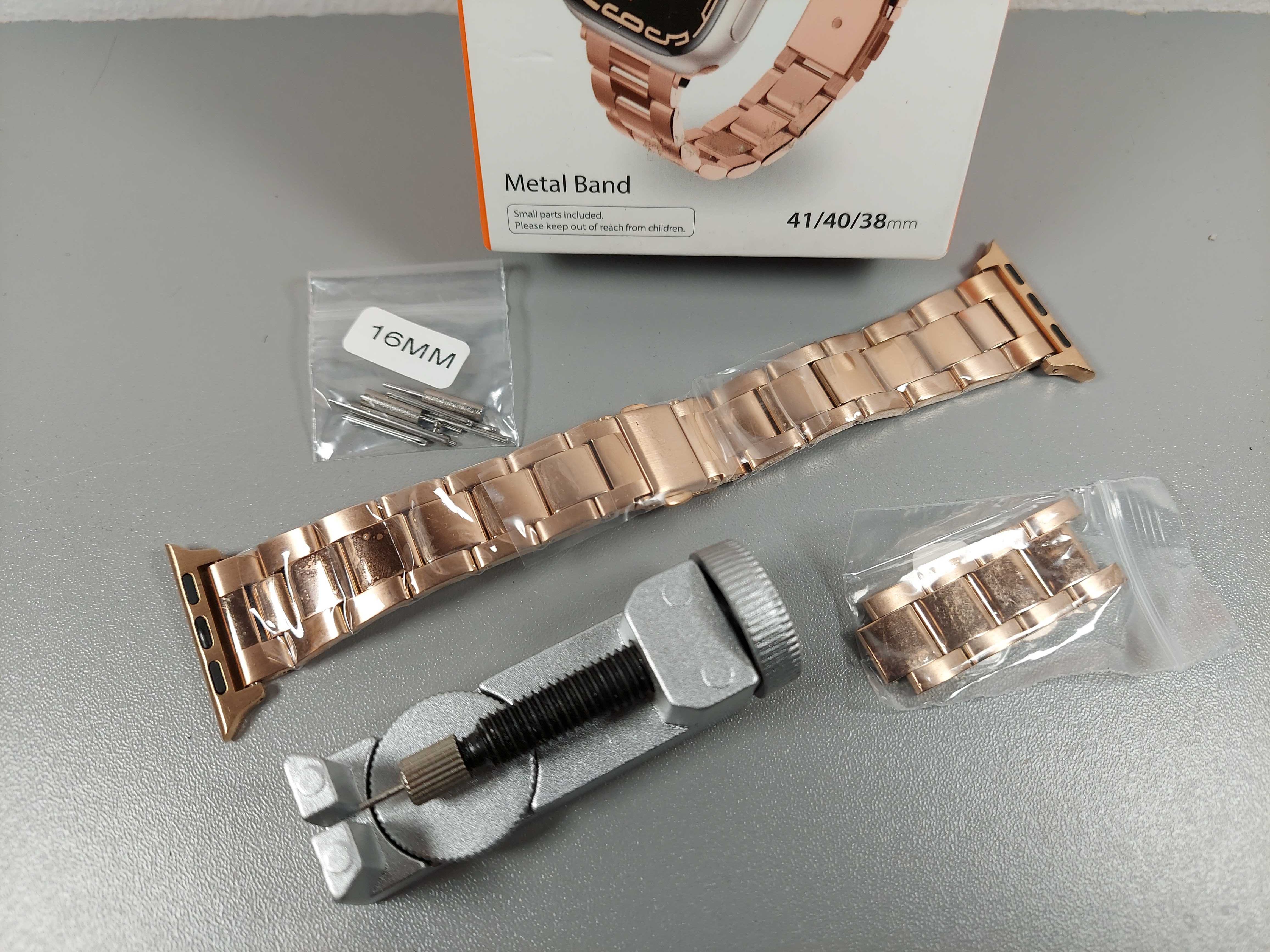 Bransoleta Spigen do Apple Watch 1 38mm 40mm stal rose gold