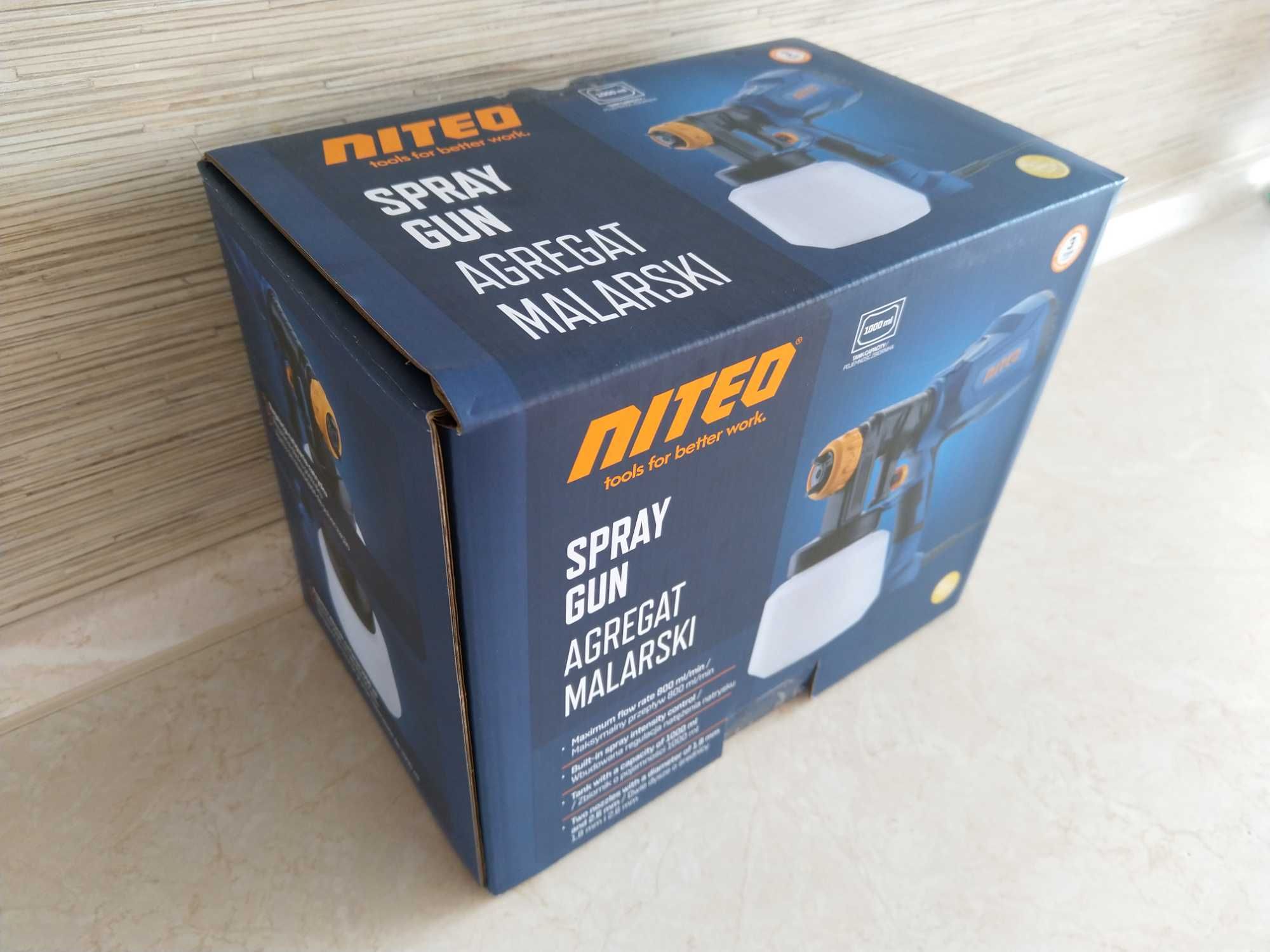 Agregat Malarski Pistolet Do Malowania 450W + Akcesoria NITEO