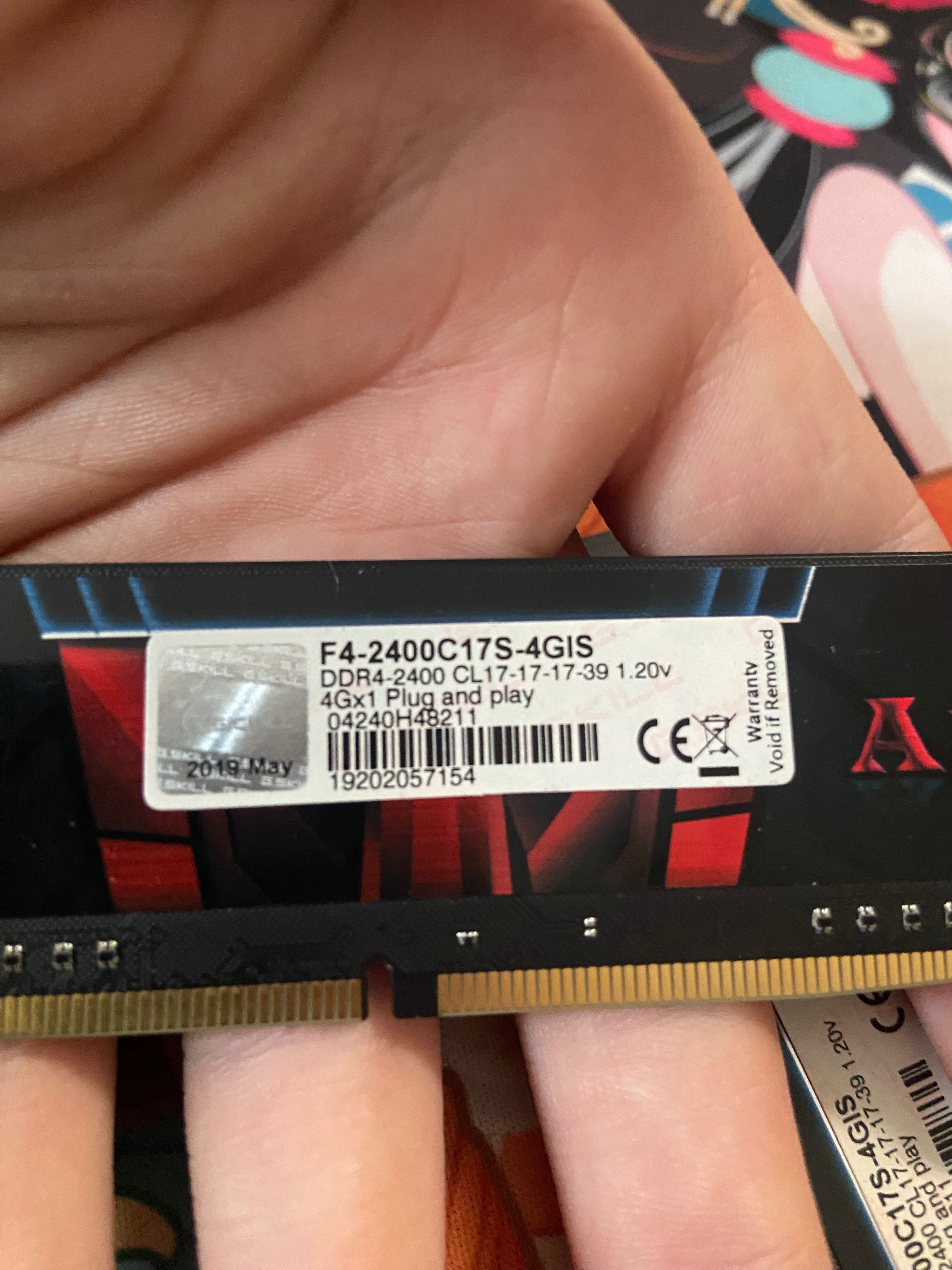 Оперативна памʼять ddr4 8gb 2400mhz