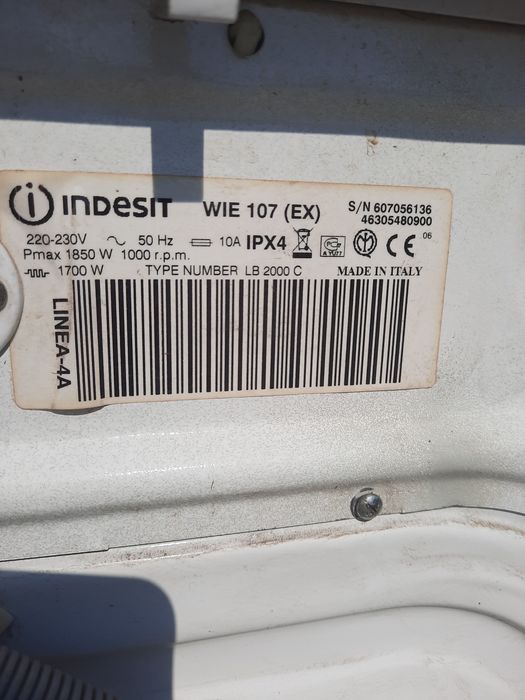 Пральна машина Indesit WIE 107