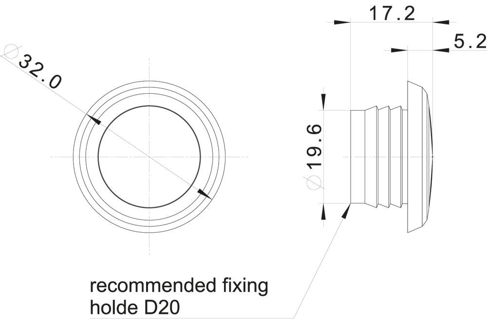 Lampa obrysowa FRISTOM FT-074Z LED uniwersalna