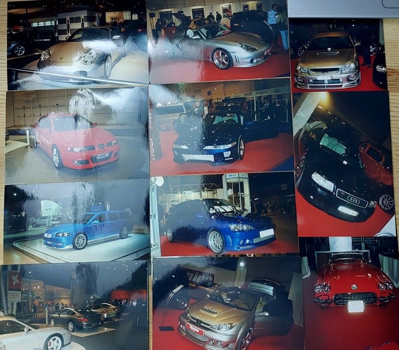 Cromos e fotografias carros/automóveis