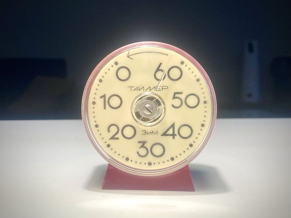 Vintage retro ZSRR kuchenny MinutnikTtimer 70 Jak Nowy Kolekcjonerski