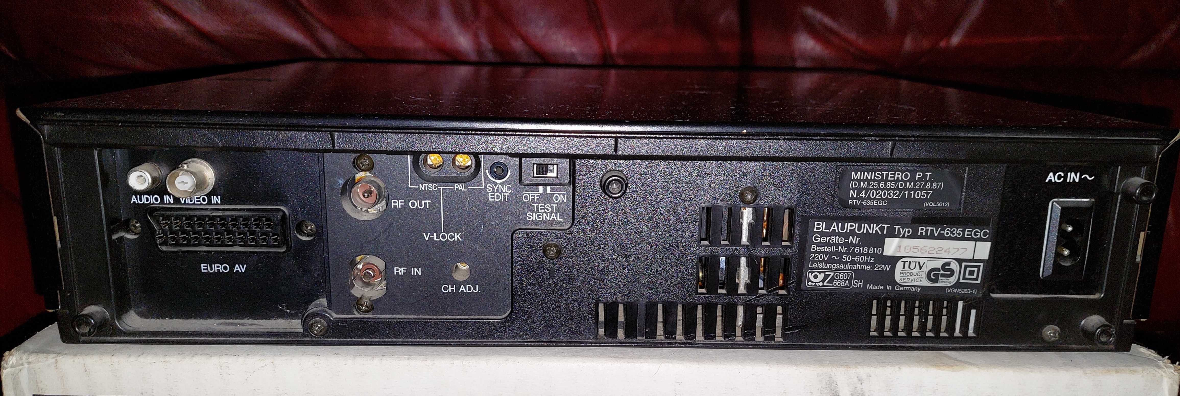 VHS Відеомагнітофон BLAUPUNKT ACT RTV-635