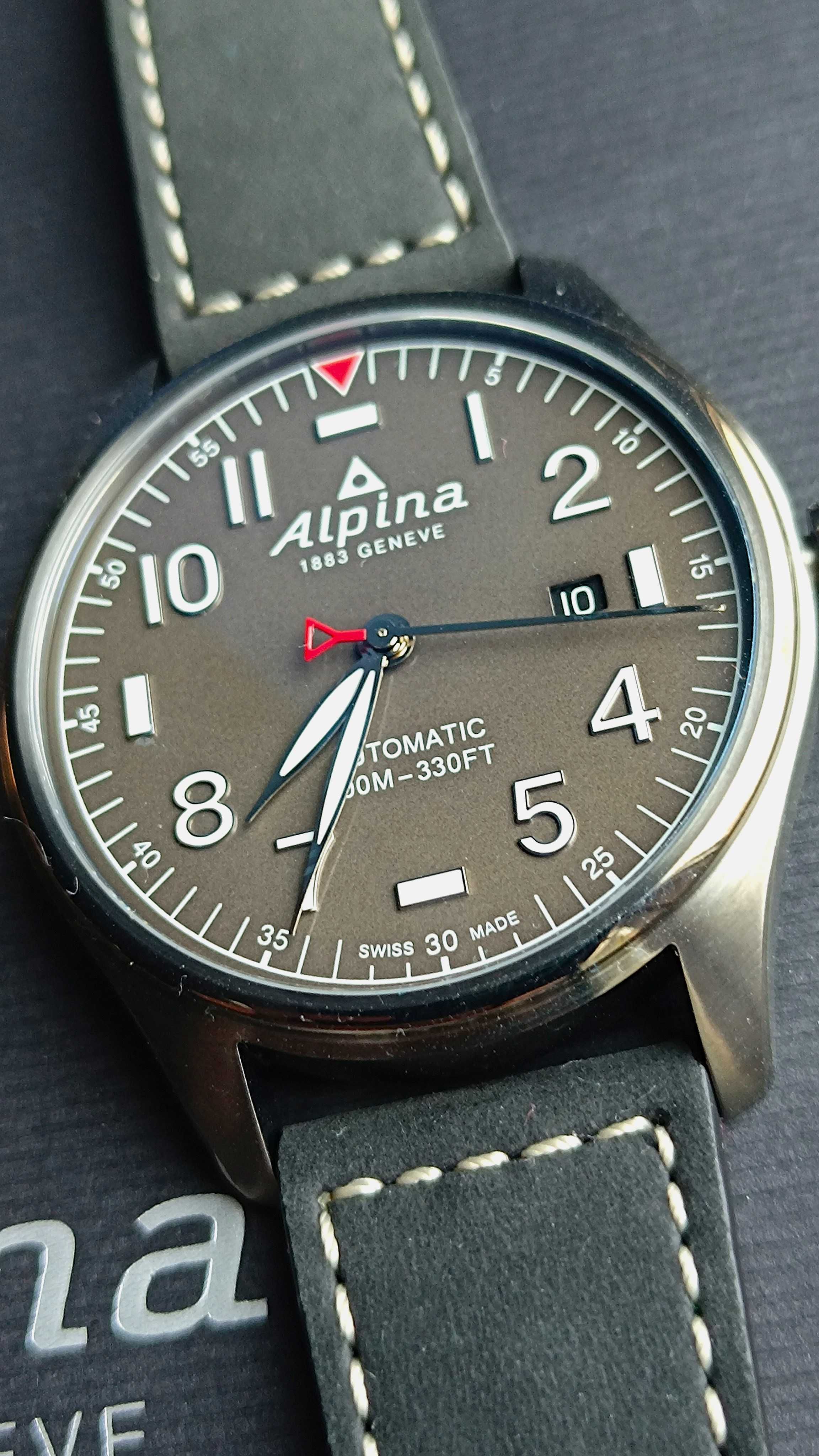 NOWY Szwajcarski Zegarek ALPINA Startimer Pilot AL-525G4TS6 Automat