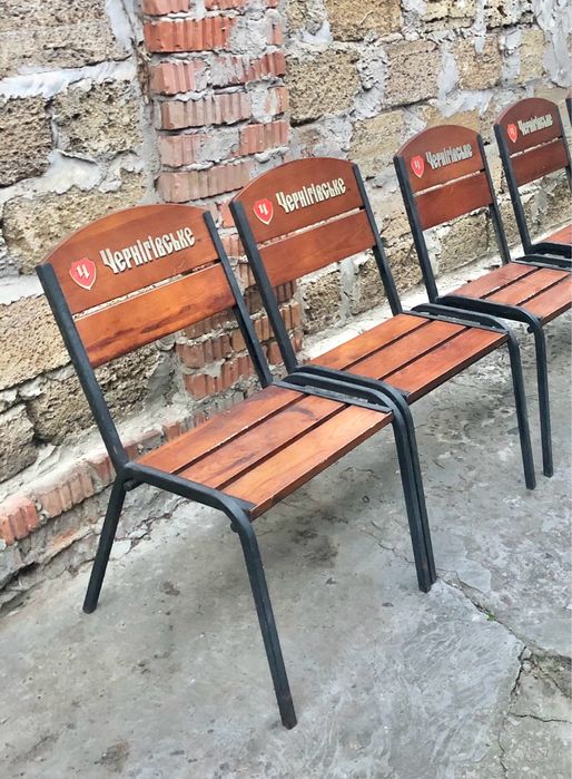 Стіл та стільці садові вуличні меблі