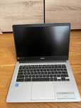 Acer Chromebook 314 Pure Silver jak nowy N5000|4GB|64GB(CB314-1H-P43Q)