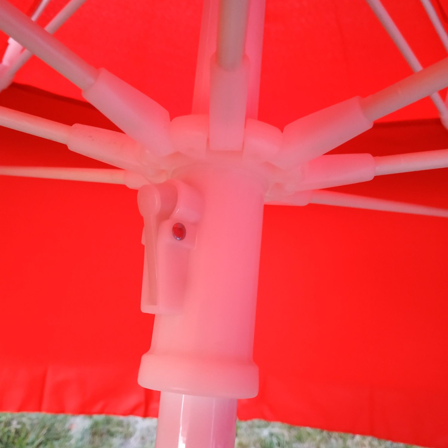 Зонт для пляжа Супер 2 купола брезентовый от солнца Парасоля пляжна