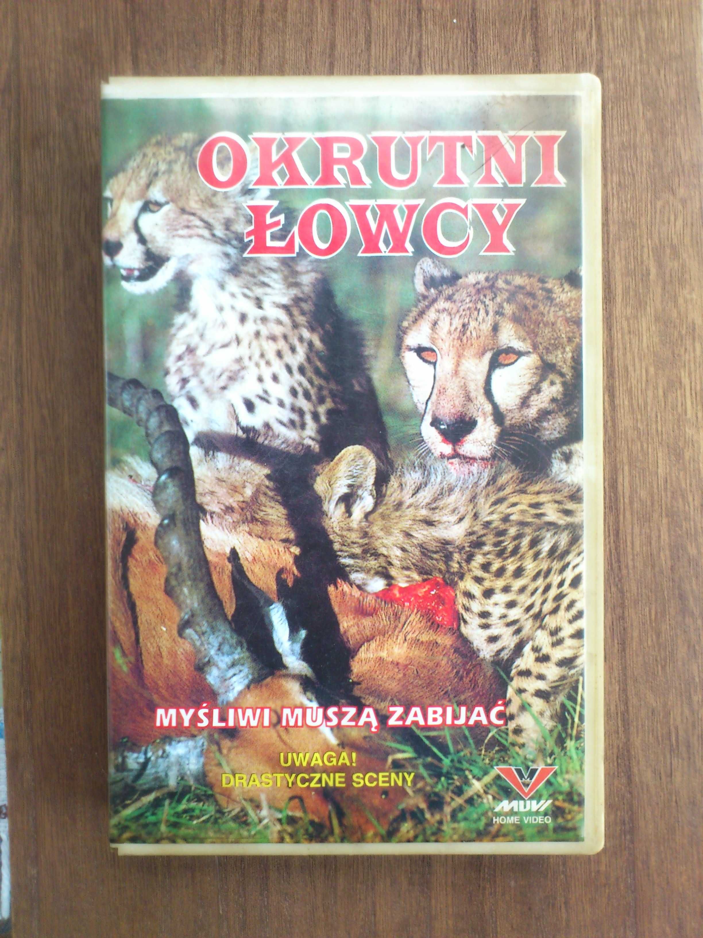 Okrutni Łowcy - Myśliwi Muszą Zabijać VHS 1995 Oryginał.