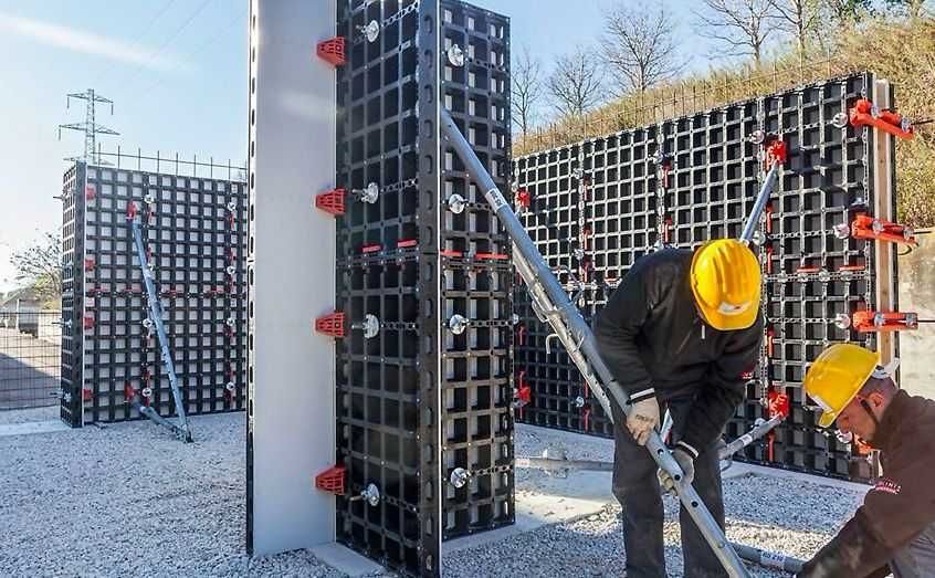 Szalunki- wynajem. System PERI DUO